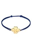 Elli - Armband - Dames Shamrock Lucky Charm in 925 Sterling Silver Rose Gold Plated - Dames