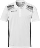 Uhlsport Goal Polo Shirt Wit-Zwart Maat 140