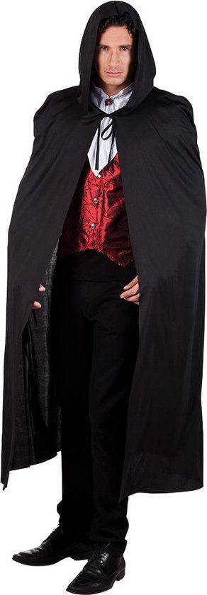 Boland Cape Dusk - Zwart - Volwassenen - Vampier - Halloween en Horror