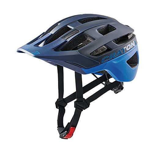 Cratoni AllRace Fietshelm - Zwart/Blauw - S-M (52-57) - 2023
