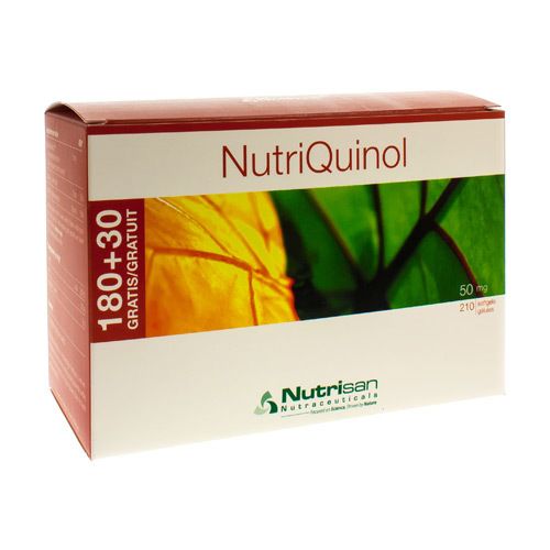 Nutrisan Nutriquinol 50 MG Capsules 210 stuks