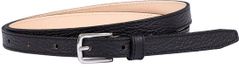 ROECKL Leren Riem Lina Belt W75 Black Zwart