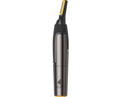 BOASTY.Store 2 in 1 Neus en Oortrimmer – Neushaartrimmer - Oorhaartrimmer – Baardtrimmer - Dames en Heren – Draadloos – Neus en Oren Finisher – Grooming – Persoonlijke verzorging – Zwart