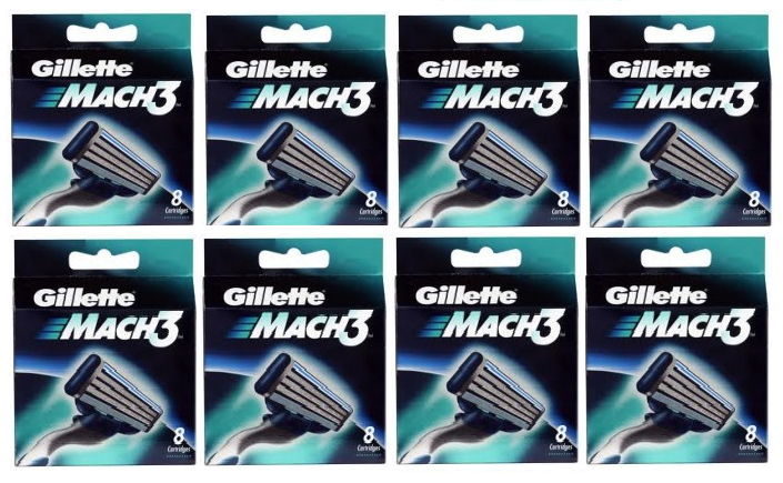 Gillette Mach 3 12 stuks Scheermesjes