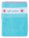 lief! Lifestyle Gant de toilette - Bleu clair - 16 x 21