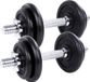 SONGMICS Set haltères en fonte, 20 kg