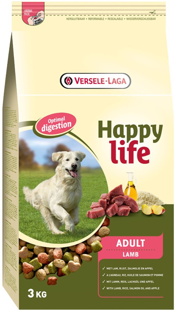 Happy Life Adult Lam Digestion - Hondenvoer - 3 kg