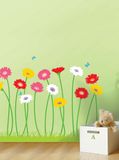 Perenboom met bloemen, muursticker, muurtattoo, muursticker