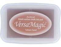 Tsukineko VersaMagic Ink Pads stempelkussen, krijt-afwerking, synthetisch materiaal, bruin, 9,9 x 6,6 x 1,8 cm