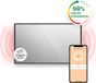 Klarstein Chauffage miroir infrarouge sur pied 1000W IP24 avec thermostat et contrôle par application