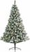 Everlands Imperial Pine kunstkerstboom - 180cm hoog – Met sneeuw – 260 LED lampjes