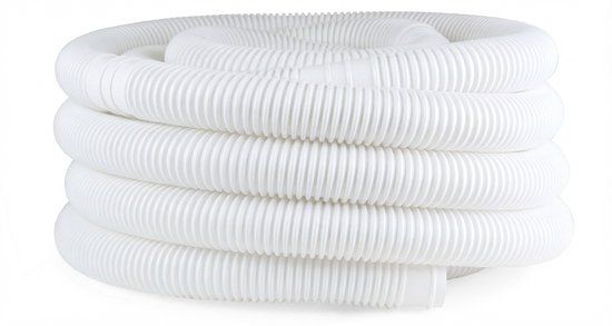 weau Zwembadslang 32 mm - 25 meter - Wit