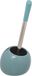 5five Brosse WC/toilet met houder - Bleu glacier - 35 cm