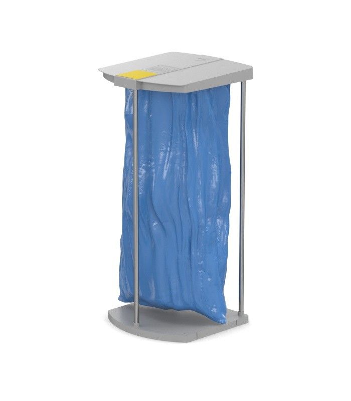 Hailo ProfiLine MSS XXXL afvalzakhouder grijs 43x45x97cm metaal, kunststof