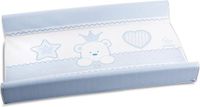 ITALBABY 2-zijdig Pvc aankleedkussen voor baby, lichtblauw