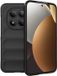 Techsuit Hoesje geschikt voor Xiaomi Redmi Note 15 Pro 5G - Magic Shield Silicone Back Cover - Zwart