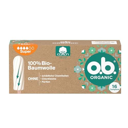o.b. Organic Super - Tampons - 16 stuks