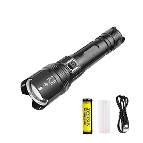 XLENTGEN XHP50 Led Zaklamp Oplaadbaar usb 8000 Lumen Handheld Zaklamp 5