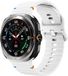 By Qubix Qubix - Compatible Samsung bandje - Wave Sport Band - Wit - Geschikt voor Samsung Galaxy Watch Ultra / Ultra 2 - 47mm