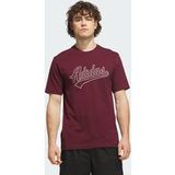 ADIDAS SPORTSWEAR Functioneel shirt 'Varsity Tailsweep Graphic' bordeaux / wit