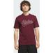 ADIDAS SPORTSWEAR Functioneel shirt 'Varsity Tailsweep Graphic' bordeaux / wit