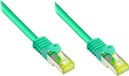 Good Connections RJ45 Ethernet LAN patchkabel met cat. 7 ruwe kabels en vergrendelingsbescherming RNS, S/FTP, PiMF, halogeenvrij, 500MHz, OFC, 10 Gigabit (10/100/1000/10000-Base-T Ethernet-netwerken)