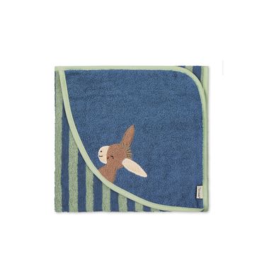 Sterntaler Badcape Emmilius medium blauw 80 x 80 cm