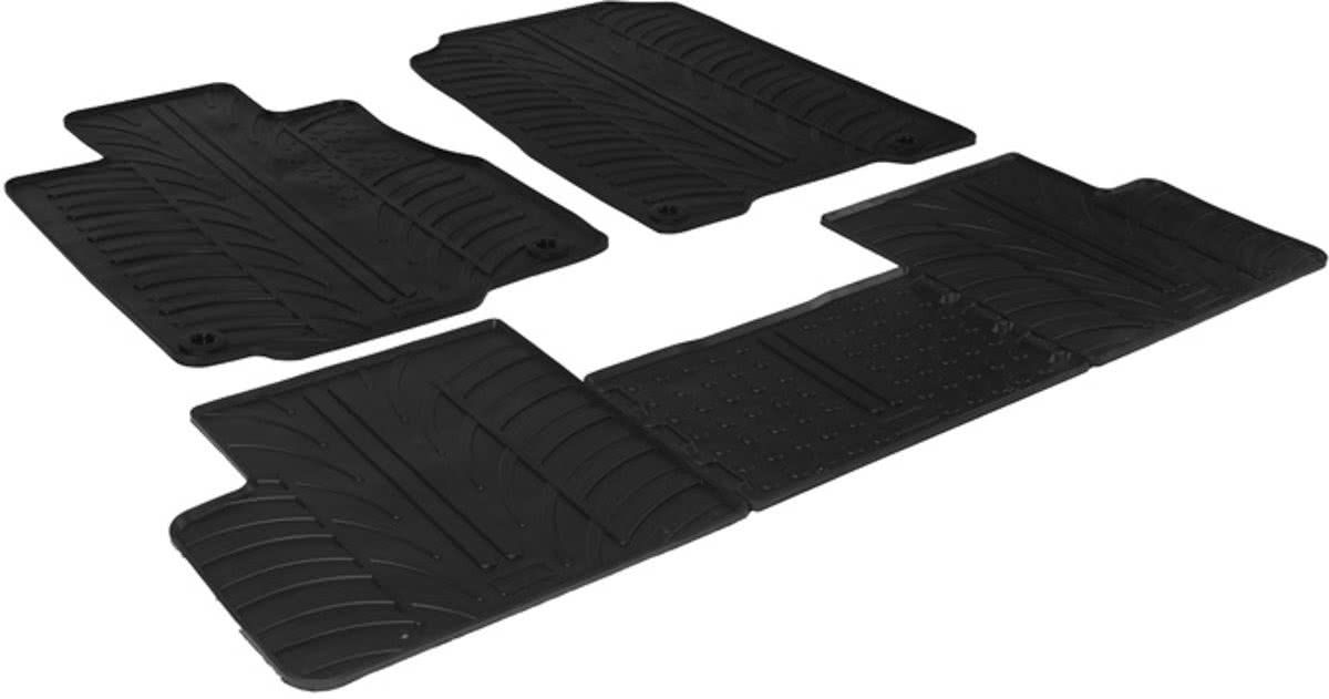 Gledring Rubbermatten Honda CR-V 2012- (T Profil 5- Delig + Montageclips