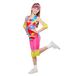 Rubies Officiële Barbie rolschaatskostuum voor meisjes, verkleedkleding voor kinderen, maat 5-6 jaar