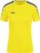 Jako Power Shirt Korte Mouw Dames - Royal / Geel | Maat: 36