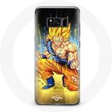 Maniacase Hoesje voor Samsung Galaxy S8 plus Son goku dragon ball enervé body
