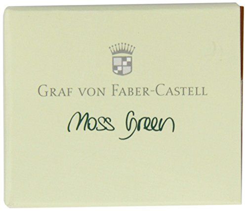 Graf von Faber-Castell Inktpatronen - Carbon Zwart (6 stuks) - Moss Green