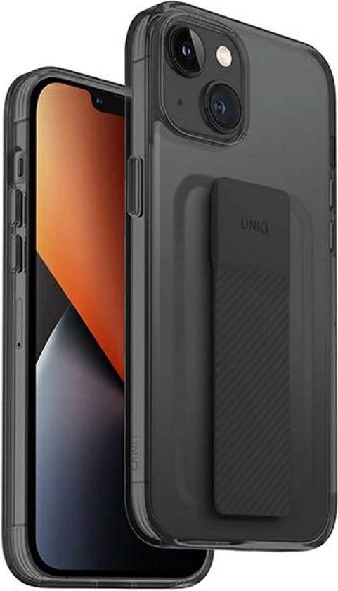 Uniq Heldro Backcover Flexgrip - Grijs - iPhone 14 Hoesje - Siliconen