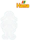 Hama strijkkralen grondplaat - Meisje