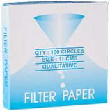 Algemene LABORPARAMETER-FILTERPAPIER 110 MM