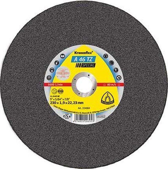 KLINGSPOR doorslijpschijf A 46 TZ Speciaal Ø 115 x 1,6 mm recht