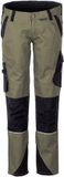 Planam dames werkbroek Norit (6410) - Olijf | Zwart - 40