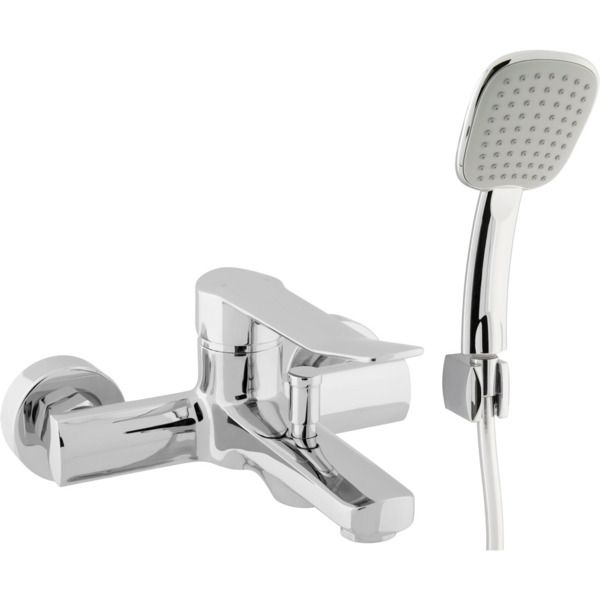 Nemo Go Care CS Badmengkraan - Chroom - Incl. Handdouche - 15 cm Hartafstand