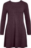 VILA VICOMFY A-LINE O-NECK KNIT DRESS - NOOS - Dames - Mini jurken - XS - Fig