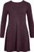 VILA VICOMFY A-LINE O-NECK KNIT DRESS - NOOS - Dames - Mini jurken - XS - Fig