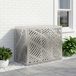 VidaXL Airconditioner hoes zilver 110 x 50 x 80 cm roestvrij staal