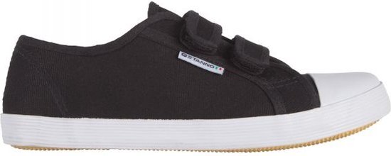 Stanno Canvas Gym Shoe Velcro Sportschoenen Kinderen - Black