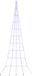 vidaXL - LED - Kerstboom - met - Grondspikes - Blauw - 511 - cm - Metaal