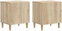 vidaXL Nachtkastje Sonoma Eiken 43 x 34,5 x 50 cm