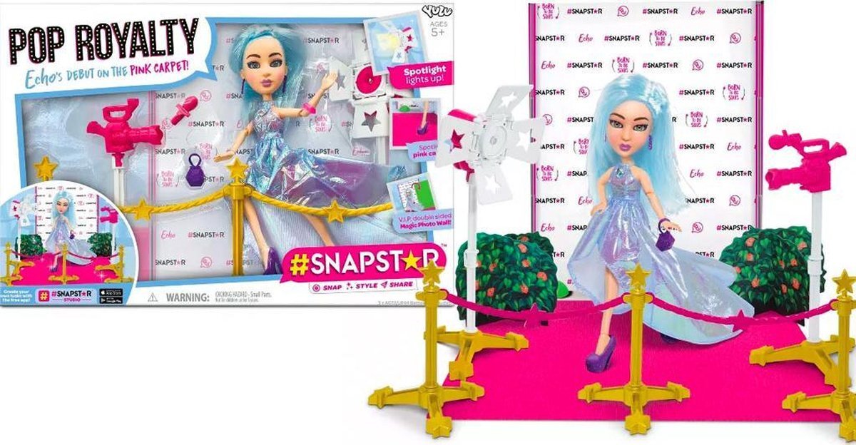 #SNAPSTAR YL30100 Pink Snapstar Echo Fashion Doll speelset