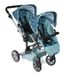 Bayer Chic 2000® Linus Duo poppenwagen - sterretje turquoise