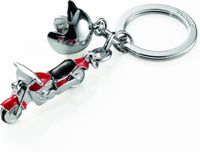 Troika KEY CRUISING Motor Sleutelhanger - Zilver/Rood
