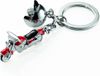 Troika KEY CRUISING Porte-clés moteur - Argent/Rouge