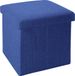 Intirilife Opvouwbaar krukje 38x38x38 cm SEA BLUE