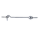 Dulimex DX - Windhaak met 2 schroefogen - 6.00x300 mm